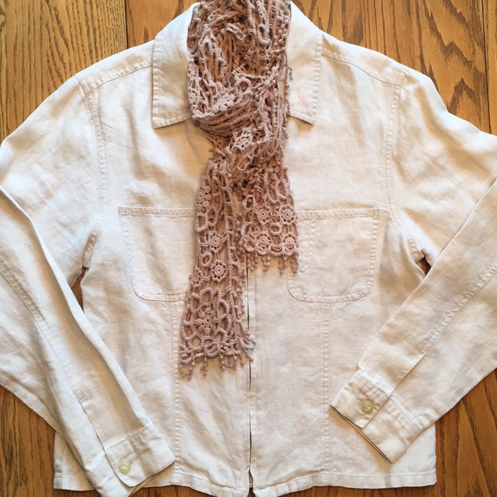 Linen Zippered Jacket